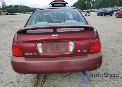 2005 Nissan Sentra 1.8 z USA, uszkodzony, nr VIN 3N1CB51D25L538850